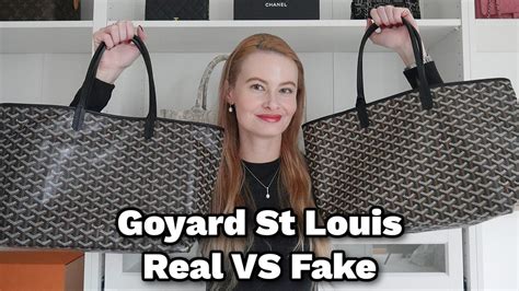 goyard st louis original vs fake|real Goyard bag code.